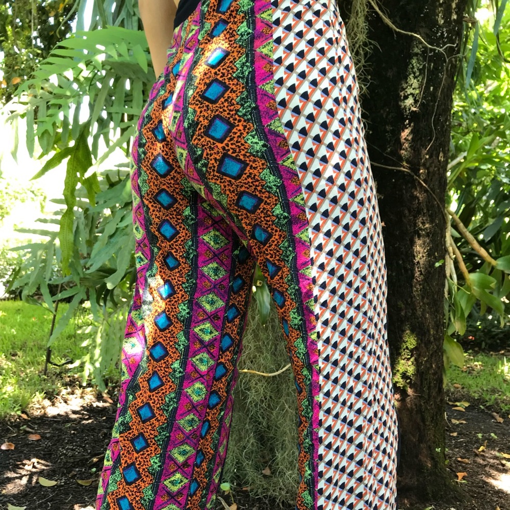 vibrant, flowy pants